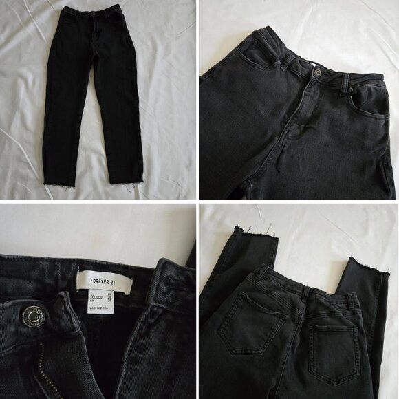 Forever 21 High Rise Jeans 2 Pairs SZ 28 - Picture 11 of 11